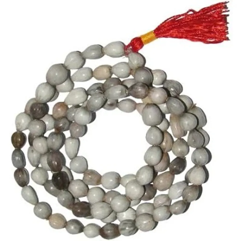 Natural Vaijanti Beaded Spiritual Mala For Men And Women नैचुरल वैजयंती माला – विजय, शांति और दिव्य कृपा के लिए — view 2